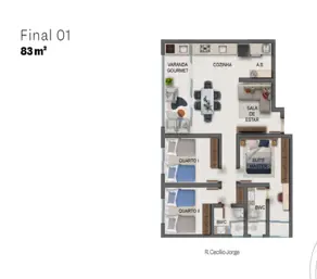 Imagem 2 - Apartamento em Santa Mônica, Uberlândia - MG
