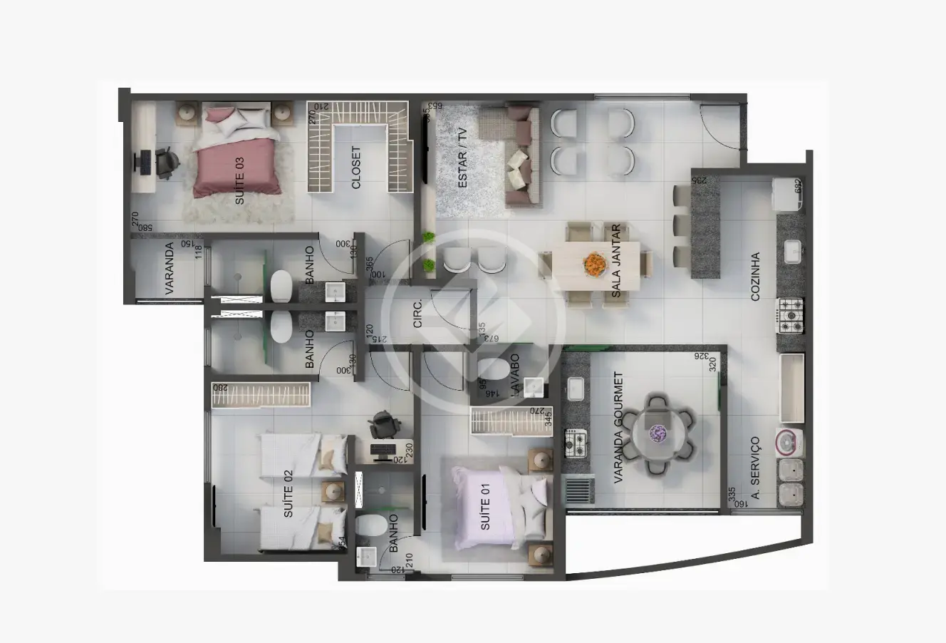 Imagem 1 - Apartamento em GRANJA MARILEUSA, Uberlândia - MG