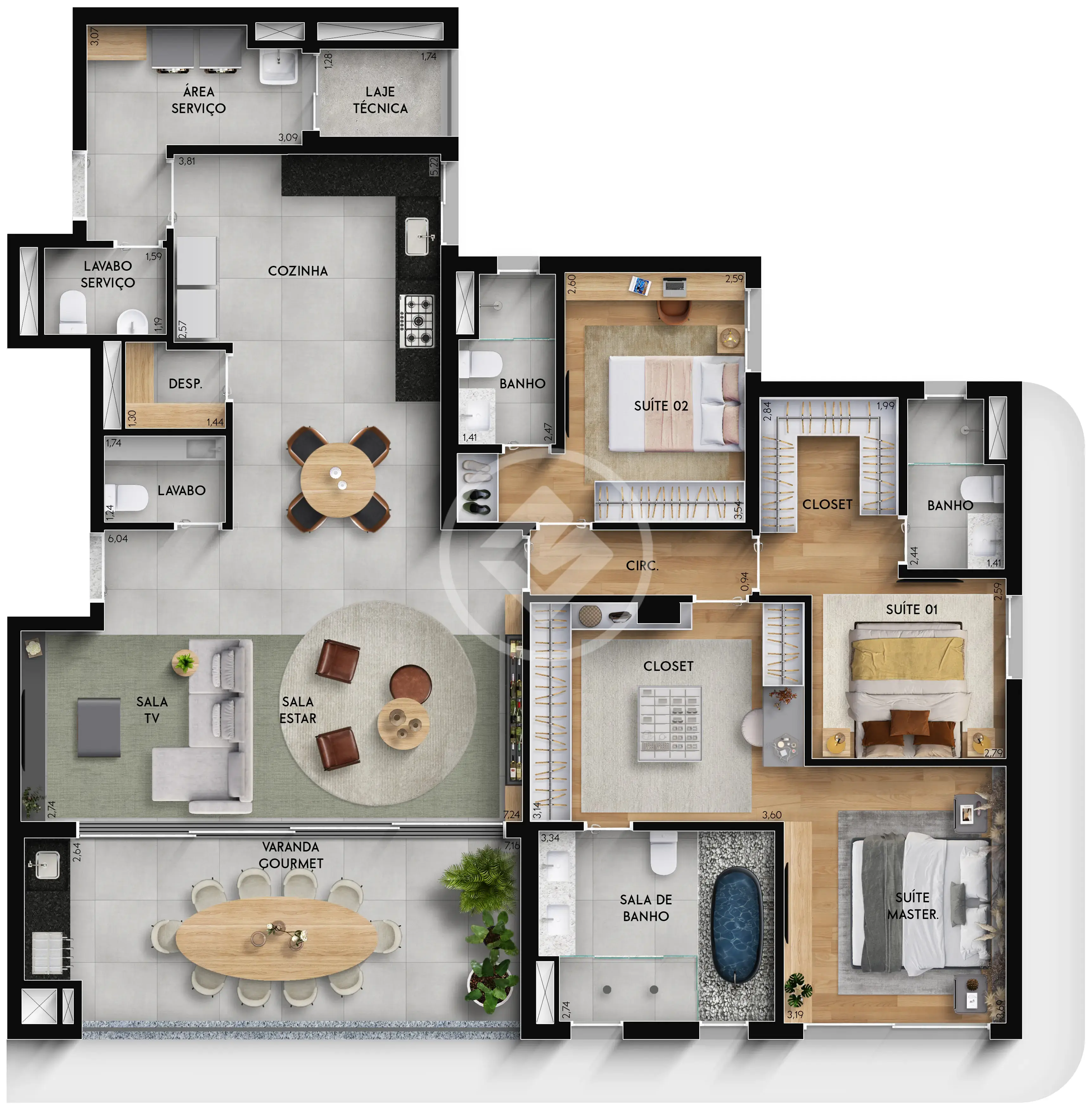 Image 2 - Apartamento em Jardim Karaíba, Uberlândia - MG