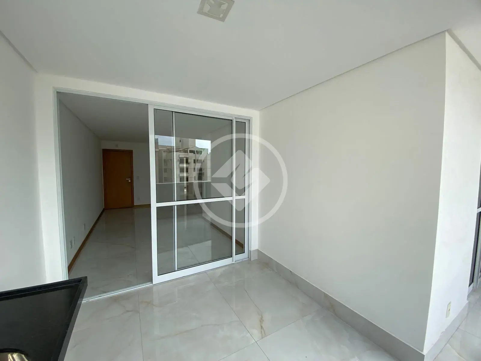 Suíte do apartamento de alto padrão na Praia da Costa
