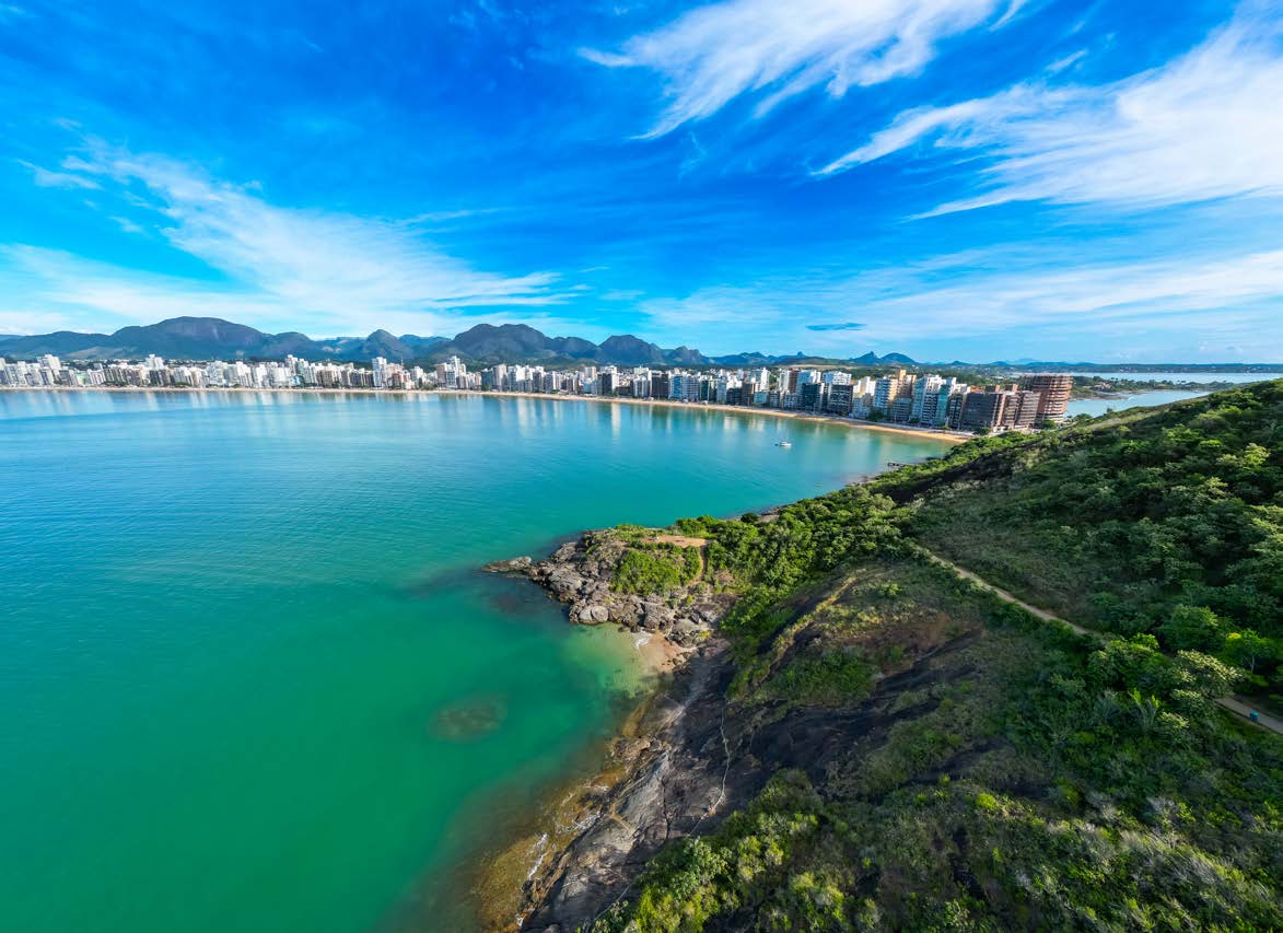 Vista aérea da Praia do Morro