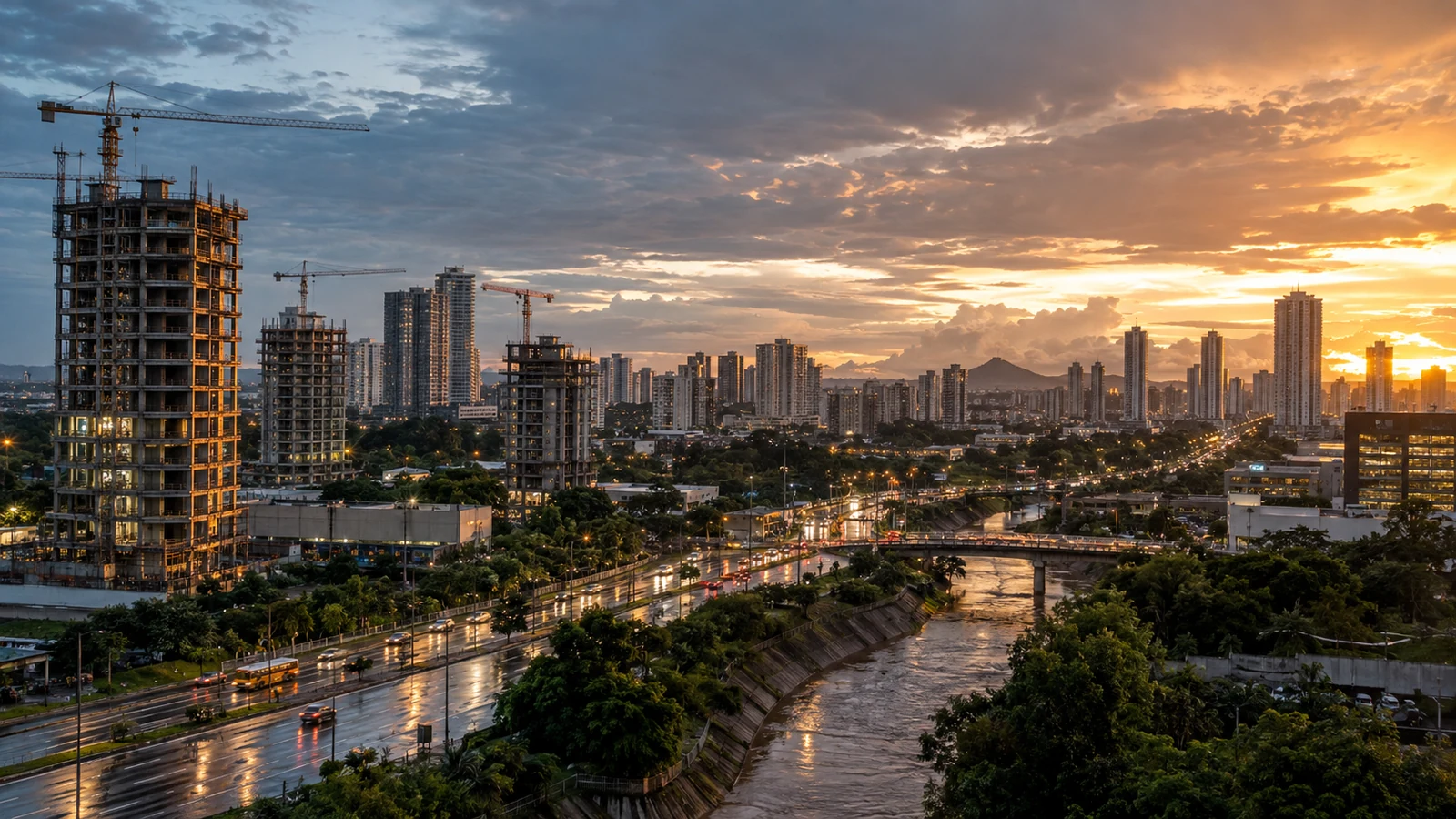 Imagem editorial ilustrativa: Por que Cuiabá se tornou o mercado imobiliário mais resiliente do Brasil