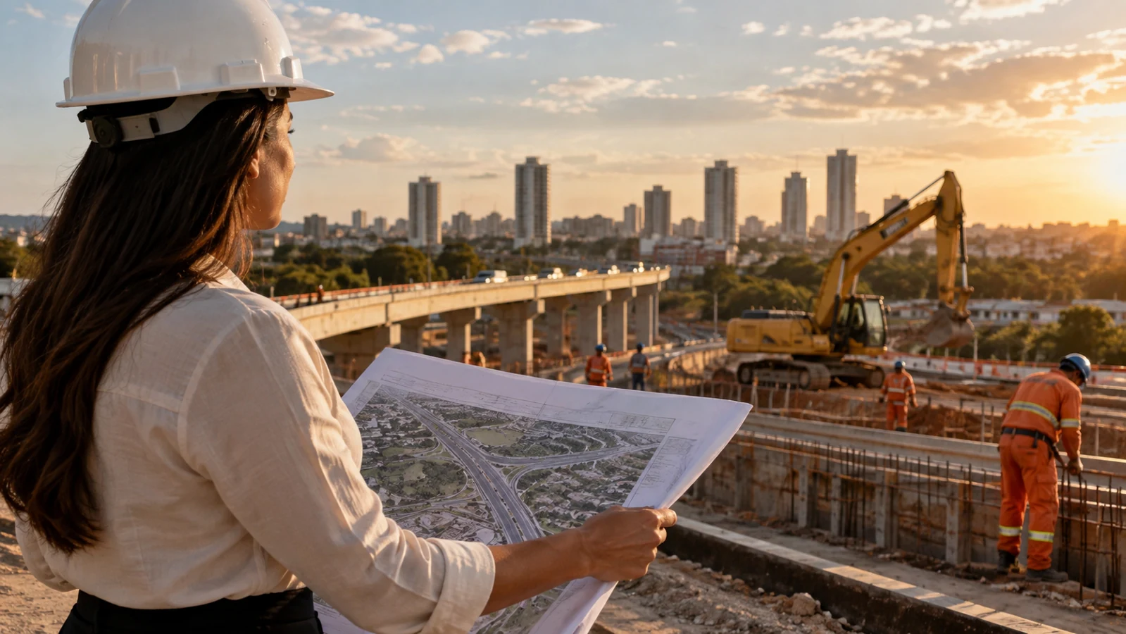 Imagem editorial ilustrativa: Infraestrutura urbana de Cuiabá: o que está sendo construído e como isso valoriza os endereços