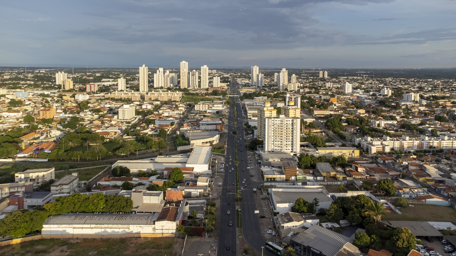 Vista aérea, região do Florais do Cerrado