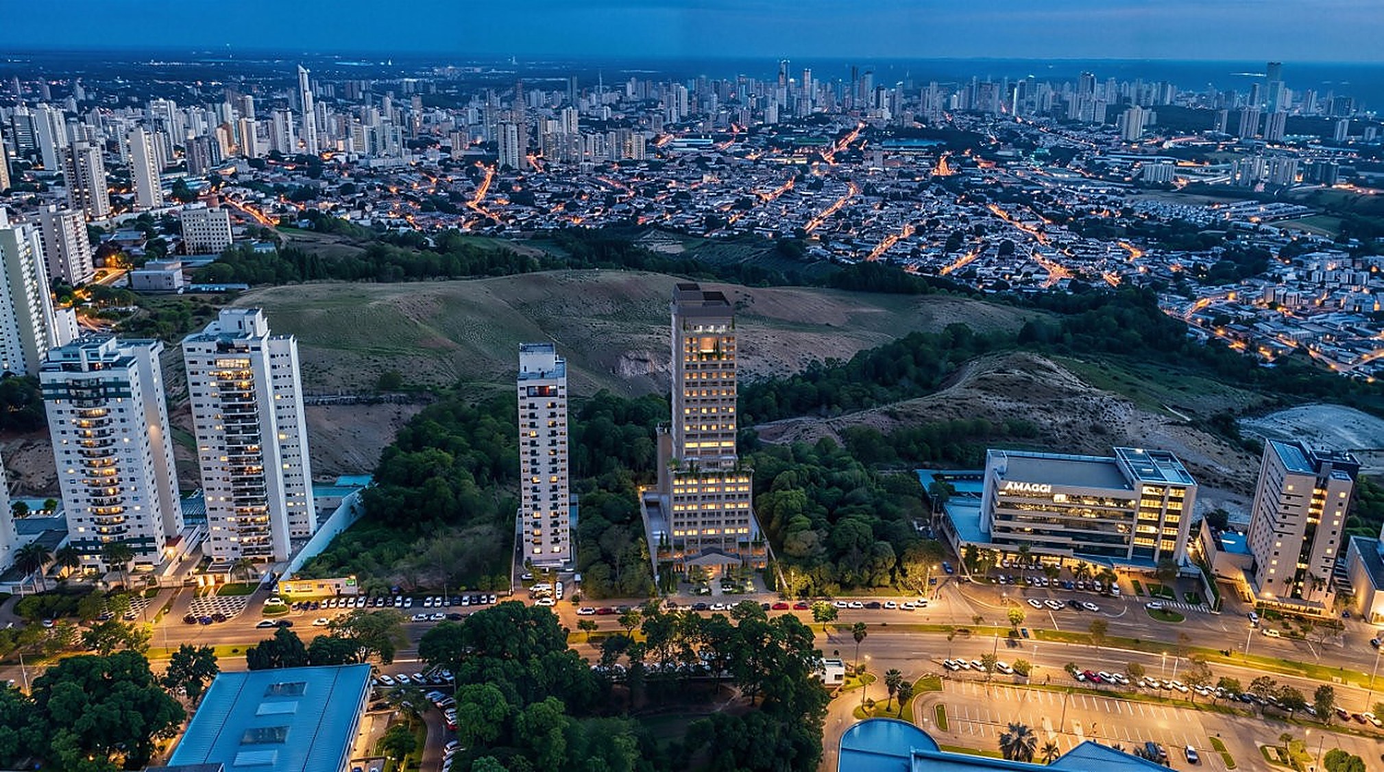 Vista aérea, região do Trípoli GMS