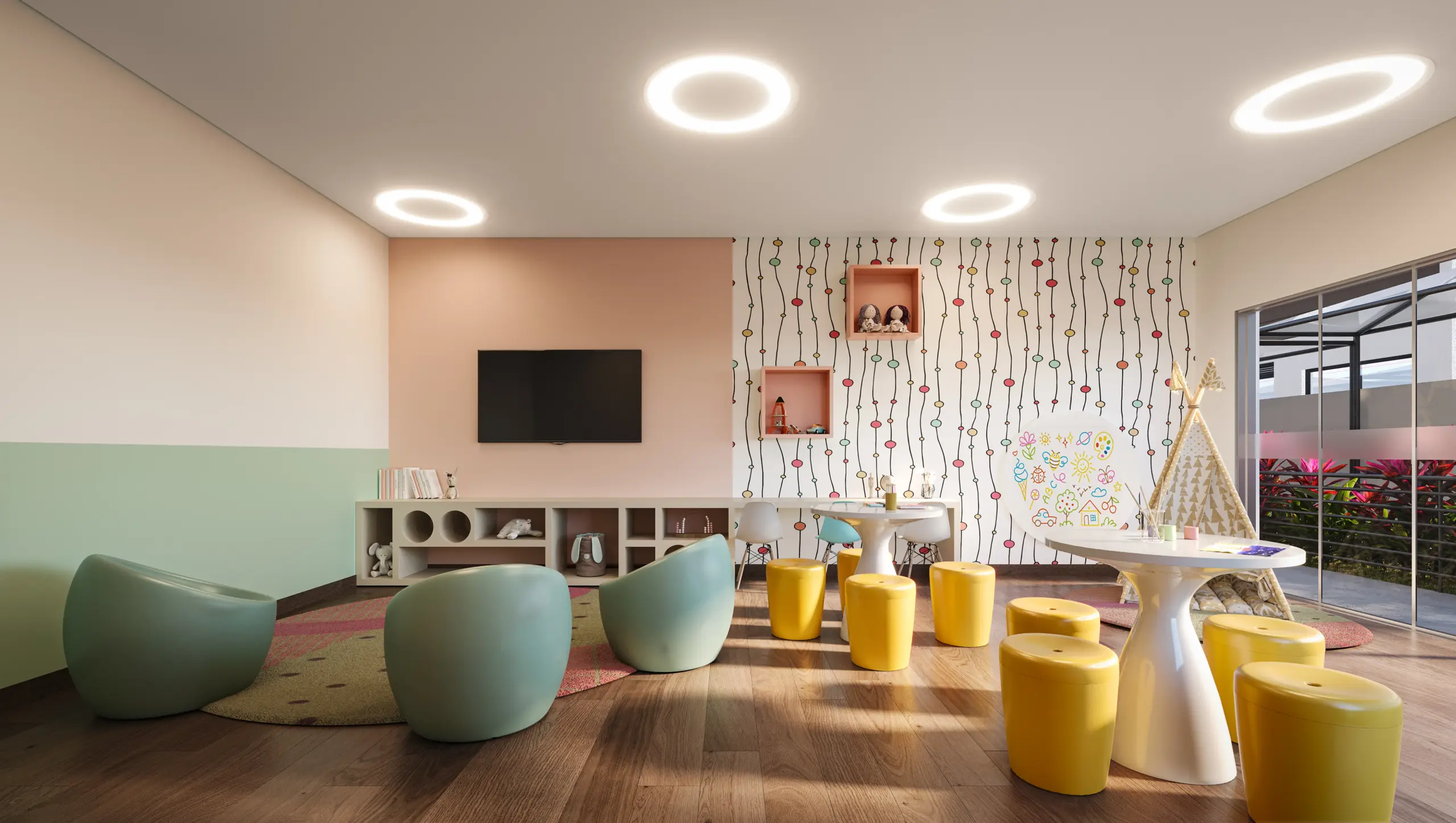 Espaço kids — Sensia Jardim Botânico, Curitiba