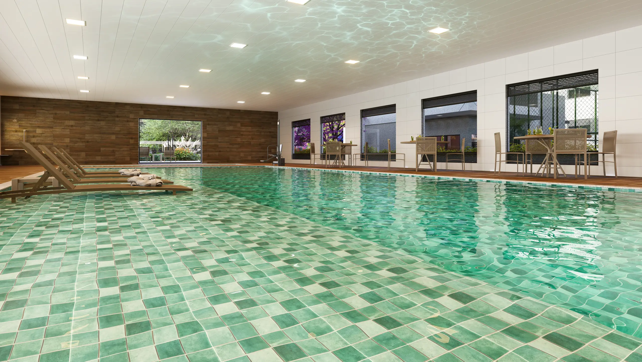 Piscina — Sensia Jardim Botânico, Curitiba
